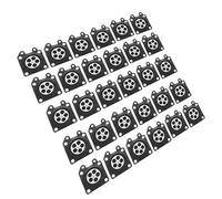 Junta de diafragma duradera de goma confiable, 30 piezas/juego de diafragma de carburador, para reparación de motosierra de piezas de carburador ZAMA 2500/3800 4500