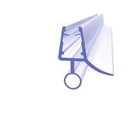 Junta de Ducha 2 tiras impermeables transparentes for puerta de vidrio baño 6/8/10/12 mm, 50 cm, tira goma for sello ducha, accesorios separación for seco y húmedo(6mm)