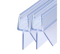 Junta de ducha de 2 x 90 cm para mampara de ducha de 4/5/6 mm, transparente, sellado impermeable y de repuesto