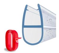 Junta de ducha de 6 mm | Juntas de ducha para puertas de ducha de 90 cm (L) | Junta para puerta de ducha inferior modelo "A" | Junta de ducha de cristal para puerta de cristal de 6 a 8 mm de grosor |