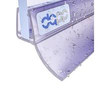 Junta de ducha DQ-PP 90cm | Junta para puerta de vidrio de 4,8mm - 5mm de espesor | UK12-05 | Perfil de drenaje de agua Perfil repelente al agua | Cabinas de ducha | Repuestos para cabina de ducha