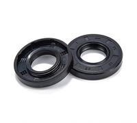 Junta de eje de caucho nitrílico, Tamaños múltiples negros del labio doble sello de aceite eje caucho nitrilo TC 2 o 5 piezas(2pcs,18x30x8)