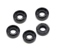 Junta de eje de caucho nitrílico, Tamaños múltiples negros del labio doble sello de aceite eje caucho nitrilo TC 2 o 5 piezas(5pcs,18x32x7)