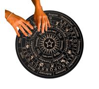 Junta de Estilo Mystical Ouija | Kit de adivinación de Madera Espiritual - Letras del Alfabeto metafísico, Mensaje de Bruja Decorativa Planchette | Paranormal Que Dice el Apoyo, Juego psíquico