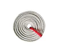 Junta de fibra cerámica para empaquetadura, Junta redonda trenzada de cuerda fibra cerámica for horno, 6-50 mm(Diamètre: 6mmx1 M)