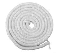 Junta de fibra de vidrio para puerta de estufa, 2 m de longitud para estufas de leña, quemador de leña, estufa de pellets y chimeneas (6 mm)