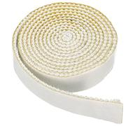 Junta de fibra de vidrio resistente a altas temperaturas for estufas de leña - Cuerda de sellado autoadhesiva for puertas de chimenea, temperatura máxima de 550 ℃(3/4inx1/8inx73in)