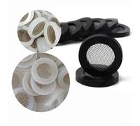 Junta de filtro de ajuste preciso para 3/4 para sistemas de fontanería BSP, incluyendo lavadora, lavavajillas, válvula de ducha y líneas de suministro de agua de grifo (blanco)