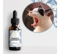 Junta de flores de Bach® - Elixir Animales Agresivos "SIN ALCOOL" - Ayuda de la mezcla de animales agresivos para que sea más tranquilo y sereno. Los huéspedes pueden ir en un paseo más relajado