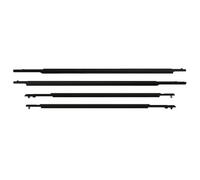 Junta de Goma 4 Uds. Moldura De Sello Vidrio Para Ventana Lateral Coche Goma Negra Para Toyota Para Prius 2004-2015 Alféizar Junta de Parabrisas para Coche(2010-2015)