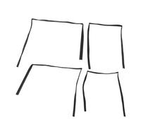 Junta de Goma Burlete De Moldura Para Ventana Coche 68152-60011 Tiras Cinturón Puerta Goma Para Toyota Para Land Para Cruiser FZJ80 FJ80 1991-1997 Tira de Sellado de Goma