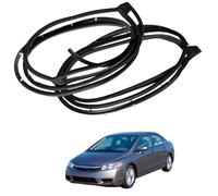 Junta de Goma Burlete Puerta para Civic 8th Generation 2006-2011 OE: 72350/72310/72850/72810-SNA-A01, Sellos Puertas Aislamiento Burletes para Automóviles,Full Set of Four Pieces