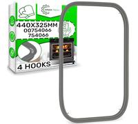 Junta de Goma Horno 440 x 325 mm - 4 Ganchos - con Código Original 00754066 00658558 para Bosch para Balay - Garantía de 5 Años - ONIX TECH