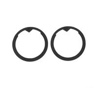 Junta de goma negra para amoladora inteligente Breville Pro para barista Max Upper Burr Seal - Anillo de silicona resistente al calor 6,6 x 0,31 cm (2 unidades)
