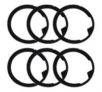 Junta de goma negra para amoladora inteligente Breville Pro para barista Max Upper Burr Seal - Anillo de silicona resistente al calor 6,6 x 0,31 cm (6 unidades)