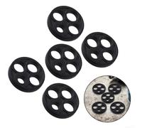 Junta de Goma Negra para Válvula Combustible para suzuki 5 Pcs | Color negro, material flexible, sellado hermético, evita evaporación, uso prolongado