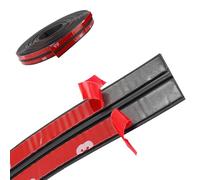 Junta de goma para parabrisas de coche, 4 m x 14 mm, forma T, tira de sellado autoadhesiva, tira de sellado universal de goma para parabrisas de coche, protector de borde para luces del techo del