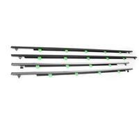 Junta de goma para parabrisas Juego De 4 Burletes Para Ventanas De Coche Tiras De Sellado Cristales De Puertas Laterales Molduras Para CRV 2007-2020 2021 2022 Sellos Puertas Ventanas(For 2007-2011)