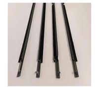 Junta de Goma para Puerta de Coche 4 Uds Ventana Exterior De Goma Para Toyota Para Highlander 2008-2014 Protector Burlete Sello Para Vidrio Laminado(Black)