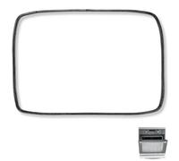 Junta de goma universal para puerta de horno CHEFZOCO, 430 x 320 mm, incluye 4 ganchos, compatible con Ariston, Bauknecht, Hotpoint