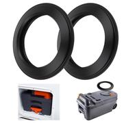 Junta de inodoro con cremallera para Thetford C200, C250, C260, C400, C2, C3, C4, paquete de 2 unidades, impermeable, de silicona, para depósitos de residuos