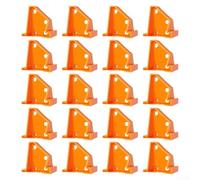 Junta de instalación de piso, juego de herramientas de doble cabeza 20PCS, para espaciadores de montaje de piso imperial (naranja)