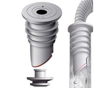 Junta de la manguera de drenaje de la lavadora | Parada de olores de silicona para tuberías de drenaje con diseño flexible | Sellado para lavar la máquina de agua filtradora y cocina