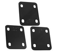 Junta de Mástil de Guitarra de Plástico Negro, 3 Piezas