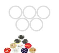 Junta de moldes de insignias de 5 piezas, cortador de círculos, máquina para hacer botones, junta, máquina de insignias, junta, máquina de insignias, troquel, espaciador de (58MM)