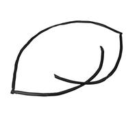 Junta De Moldura Para Parabrisas Trasero Superior Del Maletero 51318159785 Para E39 525i 528i 530i 540i M5 1997-2003 IENQBVL