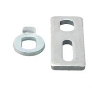 Junta de motor eléctrico diseñada para parada y fijación del motor, se adapta a tamaños M14/M16, hecha de metal AL6061 e incluye arandela de motor para asegurar el eje del motor (14 mm)