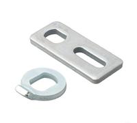 Junta de motor eléctrico diseñada para parada y fijación del motor, se adapta a tamaños M14/M16, hecha de metal AL6061 e incluye arandela de motor para asegurar el eje del motor (16 mm)