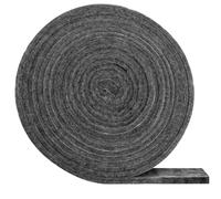 Junta de parrilla de alta temperatura compatible con tapa de cerámica L/XL Big Green Egg Junta superior para ahumador de barbacoa, fieltro autoadhesivo de 15 pies de largo, 7/8 pulgadas de ancho, 1/8