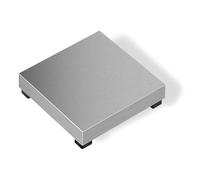Junta de placa de almohadilla con patas de goma, herramientas de procesamiento de joyas, prácticos bloques de banco de metal, martillo estable, yunque de hierro