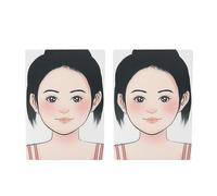 Junta de práctica de Pintura de Caras de Maquillaje diseños increíbles y fácil de Usar para los entusiastas del Maquillaje de plástico 2pcs