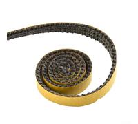 Junta de puerta de cristal para chimenea de 300 cm x 10 mm x 2 mm, cinta de horno para estufa de leña y reemplazo de vidrio de chimenea, tira de junta de algodón