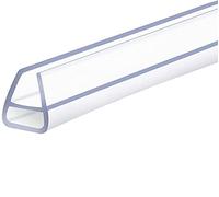 Junta de puerta de ducha,juntas de repuesto para ducha, junta de ducha para puerta de cristal,para cristal recto y curvado de 4mm hasta 12 mm (12 mm,U Tipo 100 cm)