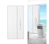 Junta de puerta universal para aires acondicionados móviles y secadoras, junta de puerta para aires acondicionados móviles, tope de aire caliente con cremallera para fijar a puertas de balcón