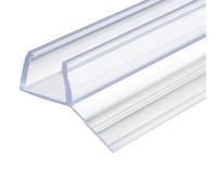 Junta de repuesto de 135° para ducha de 10 - 12 mm, junta de puerta de cristal de 200 cm para mamparas de cristal - puertas correderas etc. PVC transparente | perfil de sellado acortable