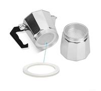 Junta de repuesto de goma de silicona para espresso para cafetera y moca que proporciona un sellado seguro y se adapta a varios tamaños (3 tazas)