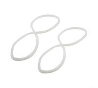 Junta de repuesto de silicona transparente para olla a presión para sello de anillo, material de goma apto para cocinas de aleación de aluminio, opciones de tamaño de 18 cm a 32 cm (32 cm)