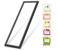 Junta de repuesto para puerta de congelador W10249913 compatible con piezas de refrigerador Whirlpool para puerta de refrigerador, reemplaza el número de pieza 61002054 61004007 665861 Junta de puerta