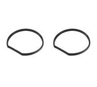 Junta de repuesto para tapa de contenedor de aspiradora PCL720 PBLSV716 - 2 anillos de sellado hermético de silicona para caja de polvo inalámbrica de 18 V, color negro