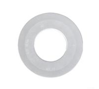 Junta de repuesto para válvulas de descarga Geberit a prueba de fugas, kit de anillo de silicona de goma, dos tamaños, 68 x 46 mm, 63 x 33 mm, color negro y blanco, fácil de instalar para cisternas