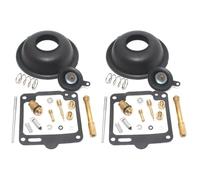 Junta de repuesto Piezas De Diafragma Émbolo 2 Juegos Kit Reparación Carburador Motocicleta Para Yamaha XV750 Para Virago XV 750 1988-1997 1996 1995 1994 1993 1992 1991