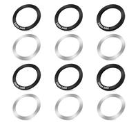 Junta de rodamiento interior para bicicleta - 12 unidades de juntas de rodamiento interior arandelas espaciadores Set de 24 mm para BB86/91/92/BB30/PF30, accesorio ideal para manivela de bicicleta