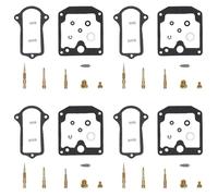 junta de sellado 4 Juegos Kit Reparación Carburador Conjunto Reconstrucción Válvula Aguja Chorros Junta Para Kawasaki KZ900 Z1 900 1976 1977