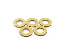 Junta de sellado arandela plana latón manguera agua gruesa Arandelas anillo surtidas Arandelas Metalicas(50pcs M6x12x0.5)