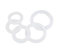 Junta de sellado arandela plana silicona, 10 piezas, for calentador agua ID 6 35 57 159mm OD 24 55 102 158mm(159 x212 x 3mm)
