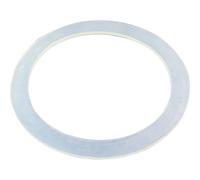 Junta de sellado de silicona 1 junta resistente a altas temperaturas, plana de goma blanca, silicona circular for dioptría de visión casera(95x80x2.5mm)